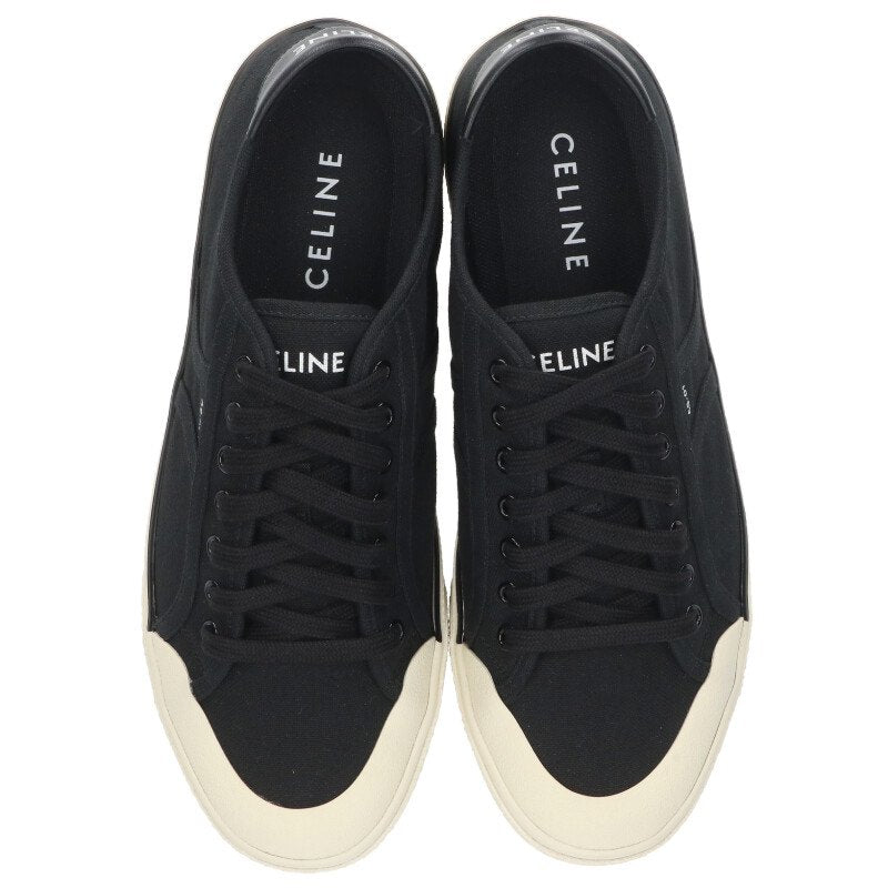 CELINE AS-01 Alan Triomphe Logo Canvas Sneakers Size 8.5