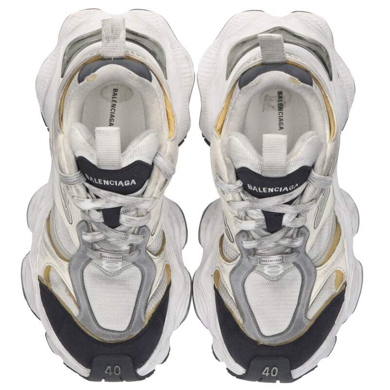 BALENCIAGA CARGO Sneakers White/Gray Size 6.5