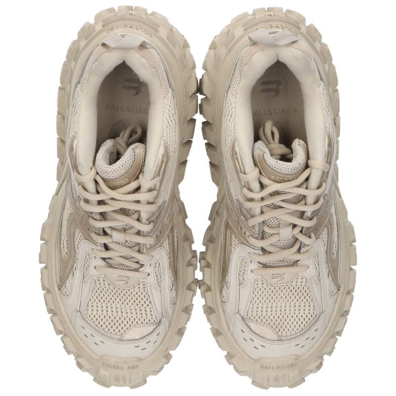 BALENCIAGA BOUNCER Chunky Sole Sneakers Gray Size 7.5