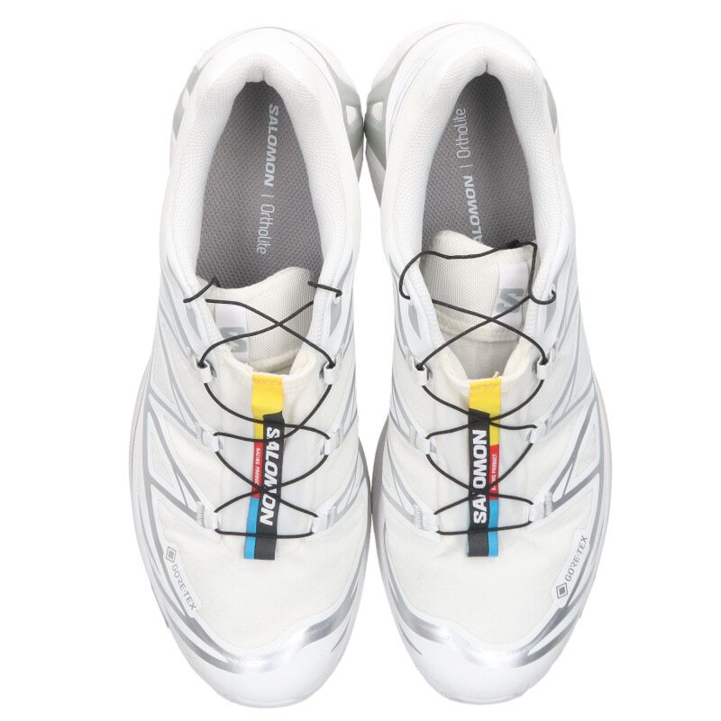 Salomon XT-6 GTX Gore-Tex Low Top Sneakers White Size 13