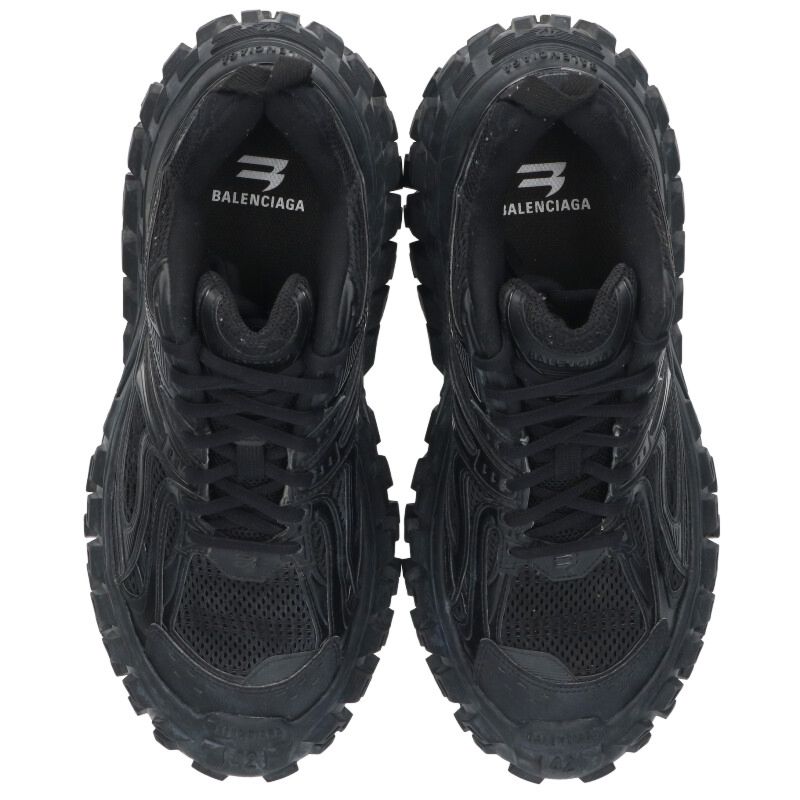 BALENCIAGA BOUNCER Chunky Sole Sneakers Black Size 8.5
