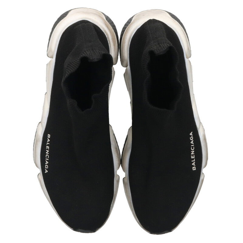 BALENCIAGA Speed Trainer Sock Black White Size EU 40