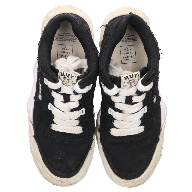 MIHARAYASUHIRO 08FW Vintage Canvas Low Top Sneakers Size EU 41
