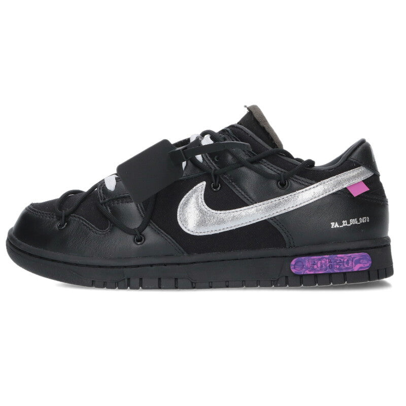 NIKE OFF-WHITE Dunk Low The 50 Sneakers Multi Size 10.5