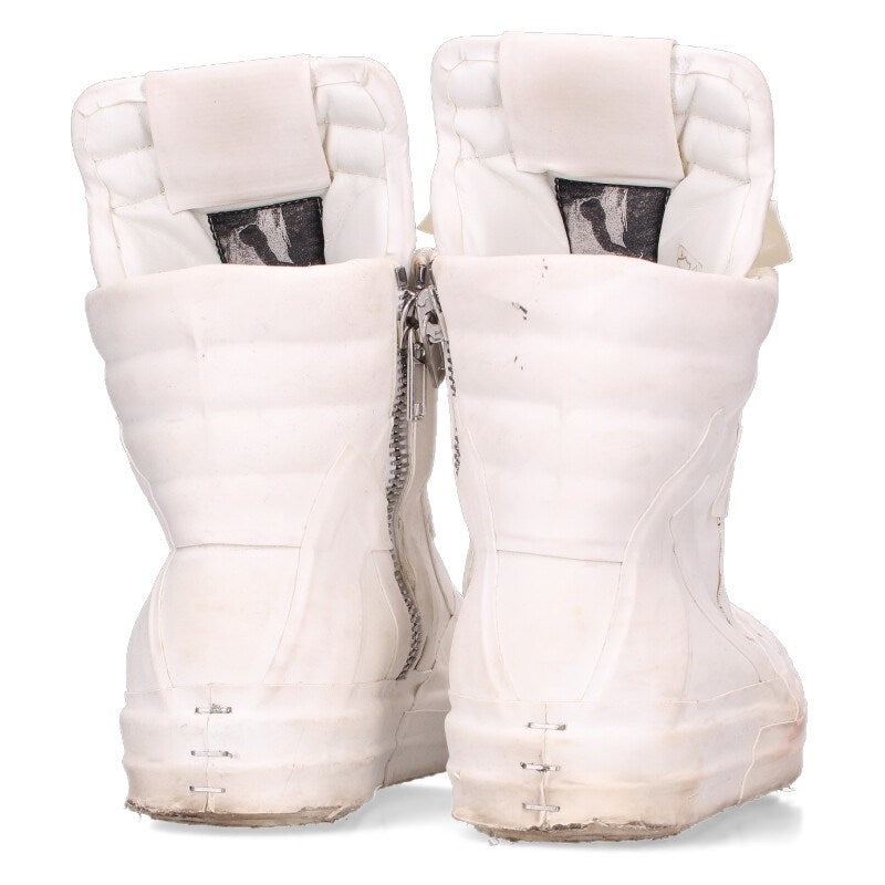 Rick Owens GEOBASKET Taped High-Top Sneakers White Size 7.5
