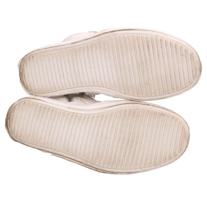 Rick Owens GEOBASKET Taped High-Top Sneakers White Size 7.5