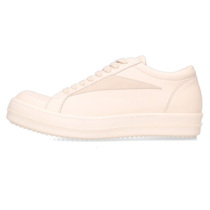 Rick Owens VINTAGE SNEAKS Leather Low Top White Size 6.5