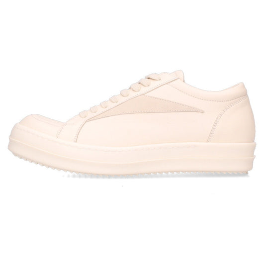 Rick Owens VINTAGE SNEAKS Leather Low Top White Size 6.5