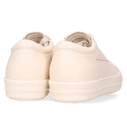 Rick Owens VINTAGE SNEAKS Leather Low Top White Size 6.5