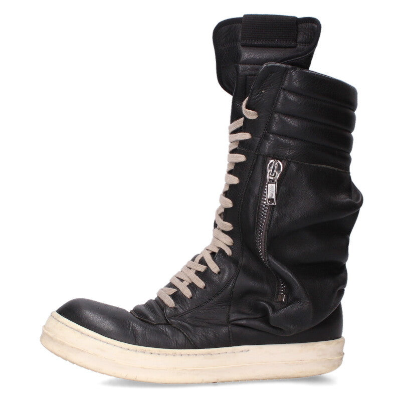 Rick Owens CARGO BASKET Leather High Top Size 7.5