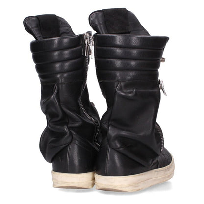 Rick Owens CARGO BASKET Leather High Top Size 7.5