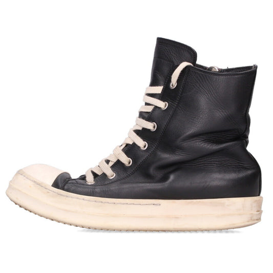 Rick Owens Ramones Leather Hi-Top Sneakers Multi Size 7.5