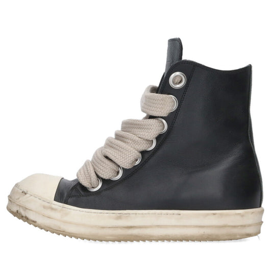 Rick Owens Jumbo Shoelace Leather High-Top Sneakers Size 7.5