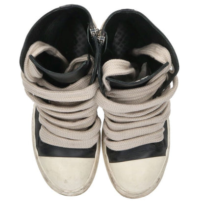 Rick Owens Jumbo Shoelace Leather High-Top Sneakers Size 7.5