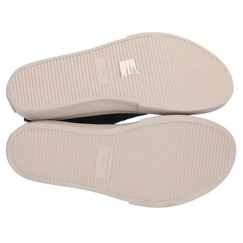 ANN DEMEULEMEESTER SS26 Hali Vulcanized Low Blk/Wht Size 9.5