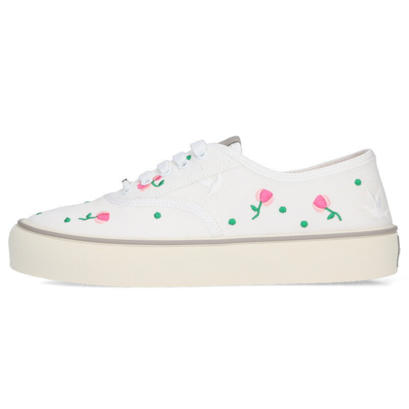 DIOR SS26 3SN348ACJ Rose Embroidered Low Sneakers Size 8.5