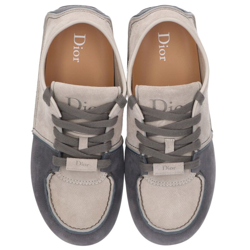 DIOR 26SS Rhodi Low-Top Sneaker Gray Size 10.5