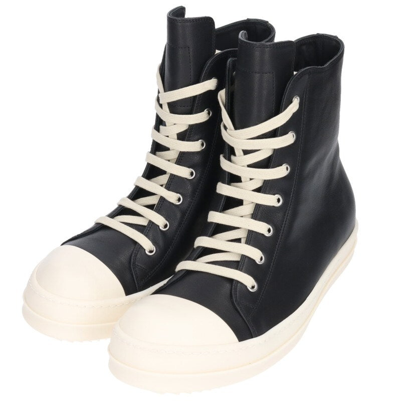 Rick Owens RAMONES Sneakers Black/White Size 11.5