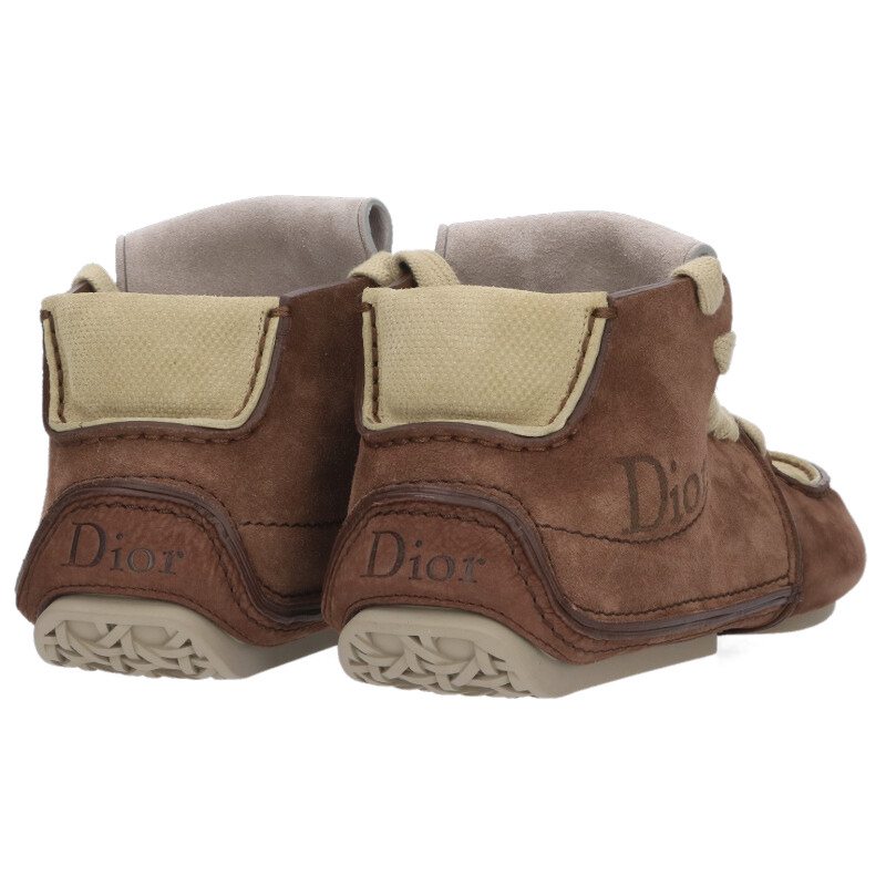 DIOR 26SS Rhodi Suede Low-Top Brown Size 9.5