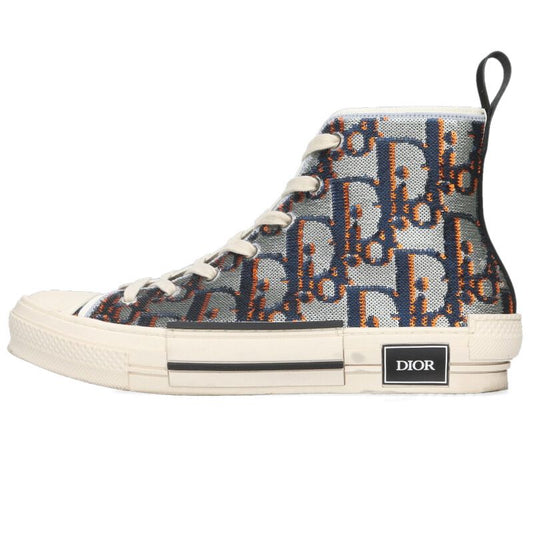 DIOR B23 Sequin Oblique High-Top Sneakers Multi Size 9.5