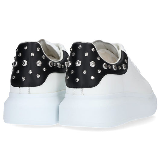 Alexander McQUEEN Studs Low-Cut Sneakers White Size 7.5
