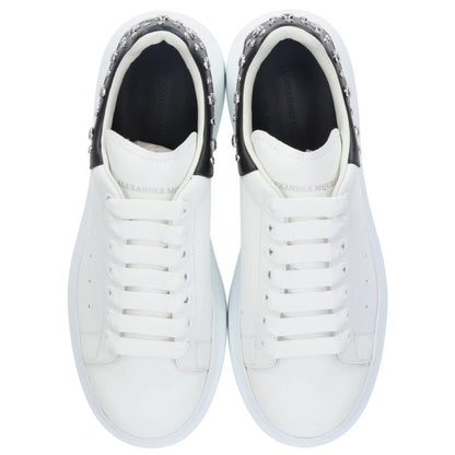Alexander McQUEEN Studs Low-Cut Sneakers White Size 7.5