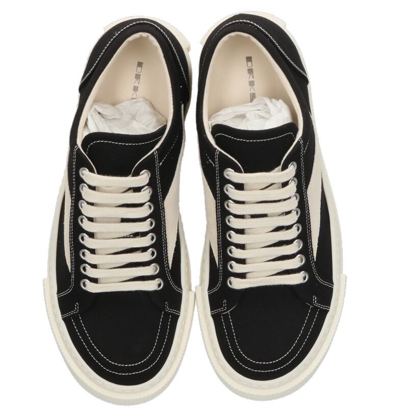 DRKSHDW 26SS VINTAGE SNEAKS Low-Cut Black/White Size 7.5