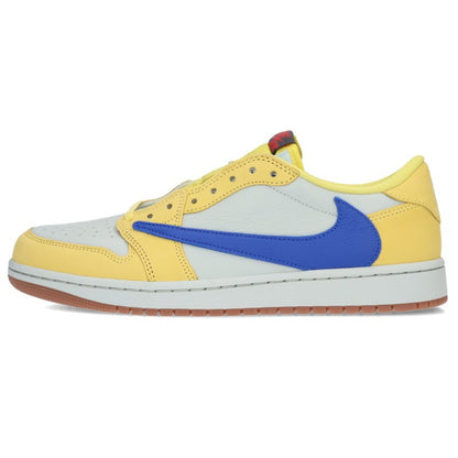 Travis Scott x Nike Air Jordan 1 Low Canary Multi Size 10.5