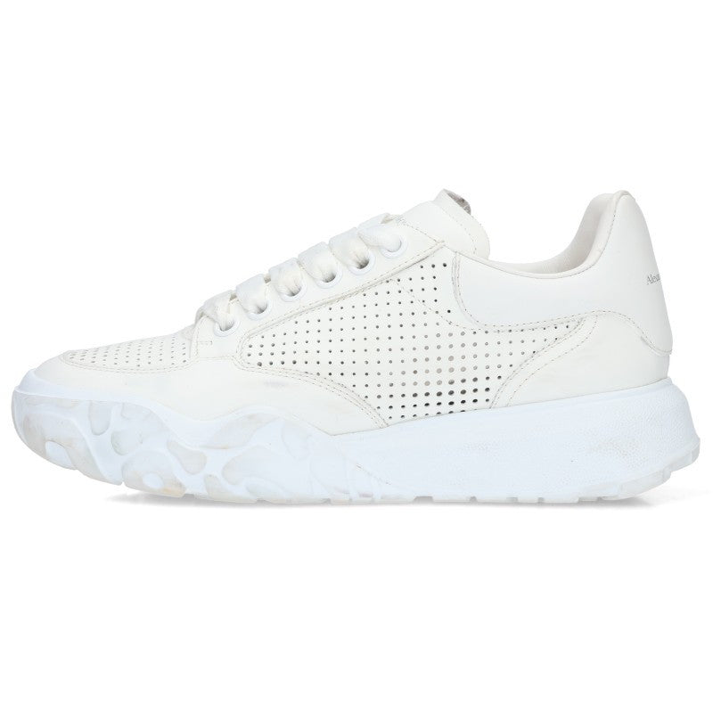 Alexander McQUEEN Leather Low-Cut Sneakers White Size 5