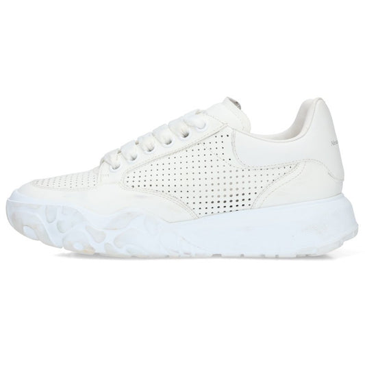 Alexander McQUEEN Leather Low-Cut Sneakers White Size 5