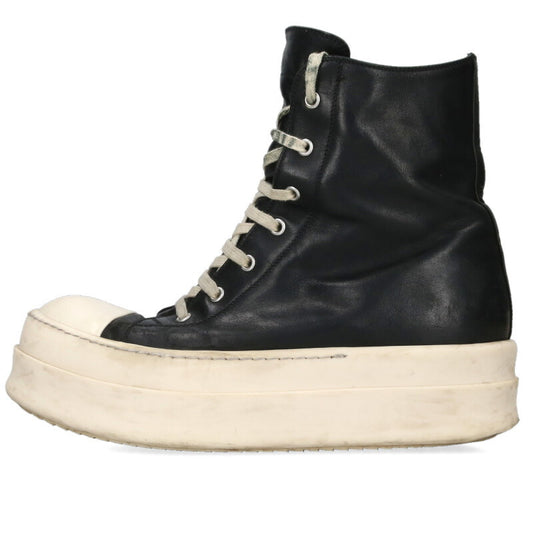 Rick Owens Mega Bumper Leather High-Cut Sneakers Size 9