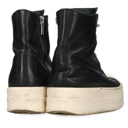 Rick Owens Mega Bumper Leather High-Cut Sneakers Size 9