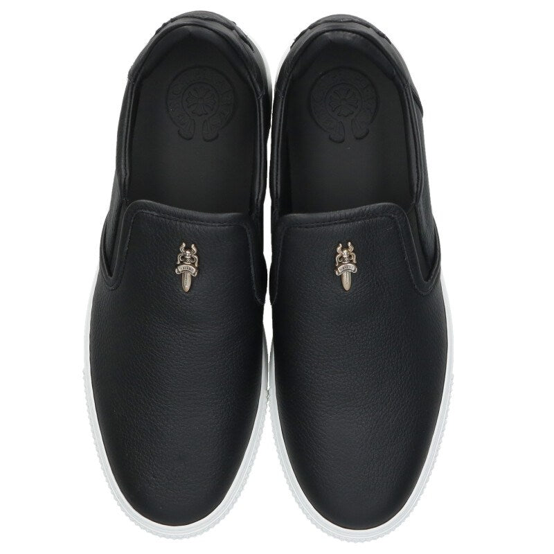 Chrome Hearts SLIP ON Dagger Leather Sneakers Size 7.5