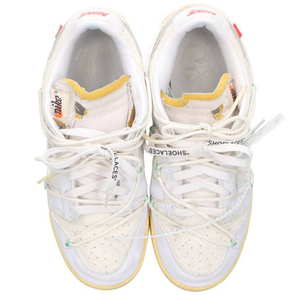NIKE OFF-WHITE Dunk Low The 50 White Size 8.5