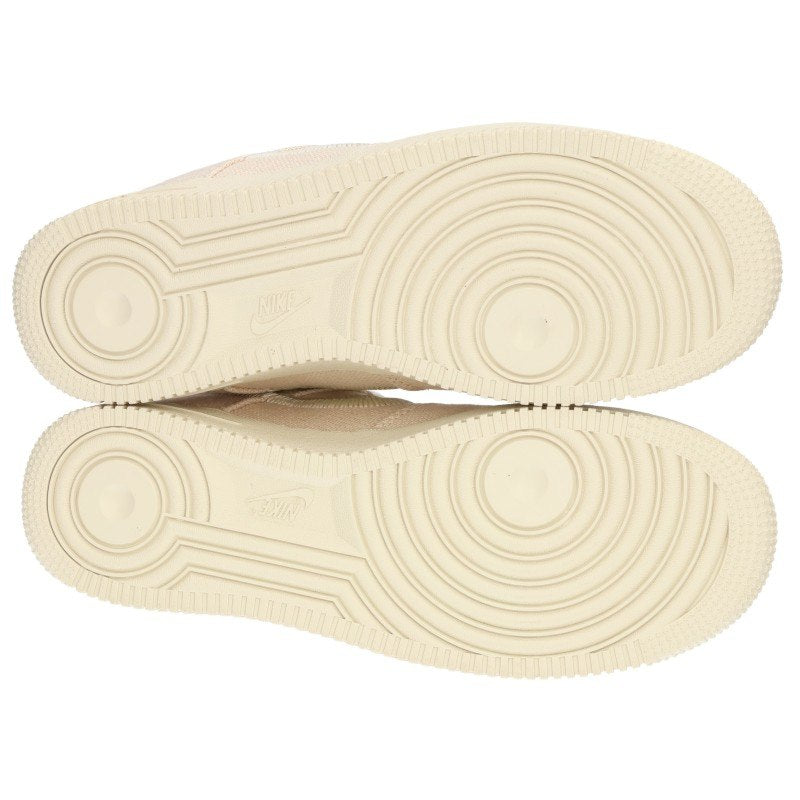 NIKE x STUSSY Air Force 1 Low CZ9084-200 Beige Size 8.5