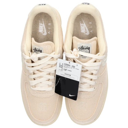NIKE x STUSSY Air Force 1 Low CZ9084-200 Beige Size 8.5