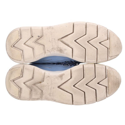 LOUISVUITTON Fast Lane Monogram Denim Sneakers Blue Size 7.5