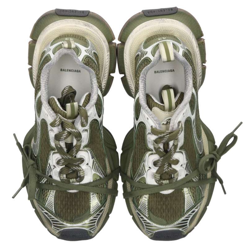 BALENCIAGA 3XL Sneakers Green Size 9.5