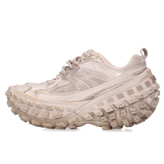 BALENCIAGA BOUNCER Chunky Sole Sneakers Beige Size 7.5
