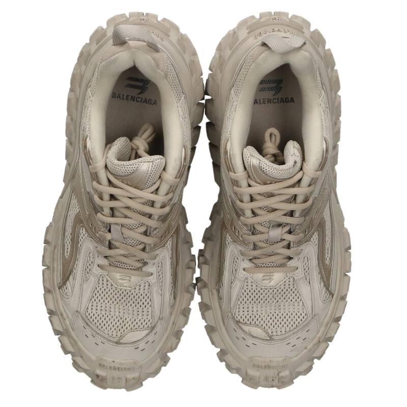BALENCIAGA BOUNCER Chunky Sole Sneakers Gray Size 9.5