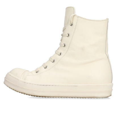 Rick Owens RAMONES Leather Hi-Top Sneakers Size 7.5