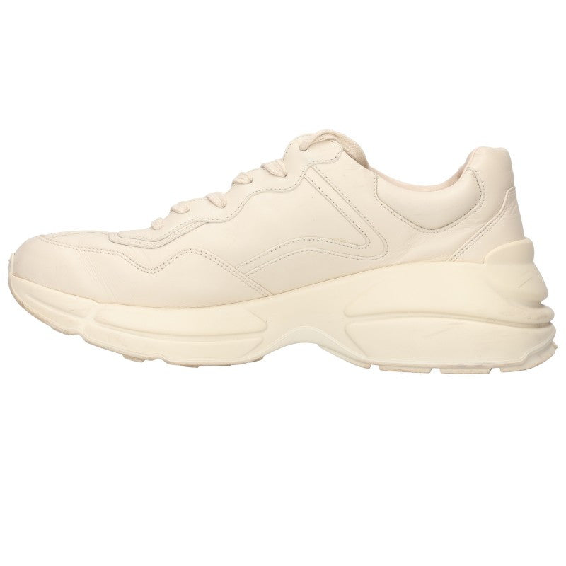 GUCCI Rhyton Wave Dad Low-Top Sneakers Beige/Blue Size 7.5
