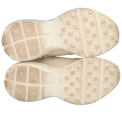 GUCCI Rhyton Wave Dad Low-Top Sneakers Beige/Blue Size 7.5