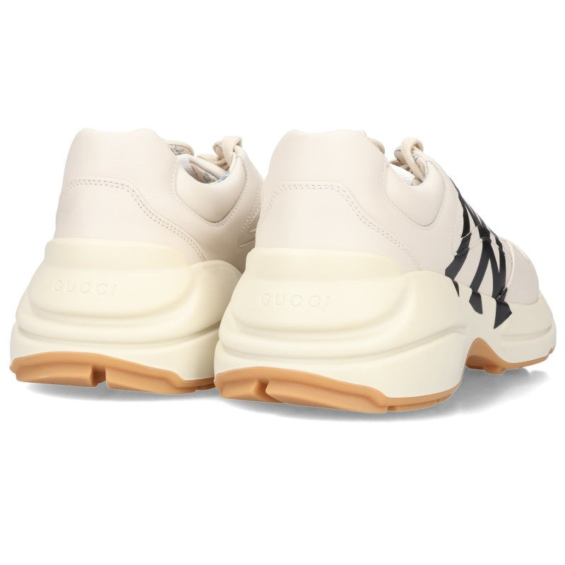 GUCCI Rhyton Low-Top Sneakers White Size 7.5