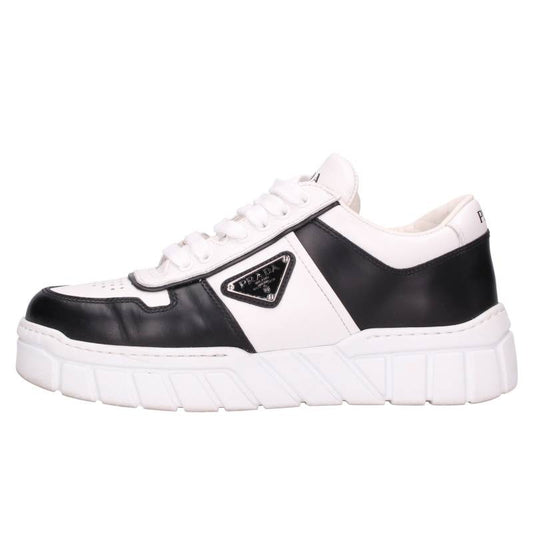 PRADA Triangle Logo Plate Low-Cut Sneakers Multi Size 6