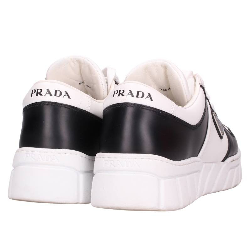 PRADA Triangle Logo Plate Low-Cut Sneakers Multi Size 6