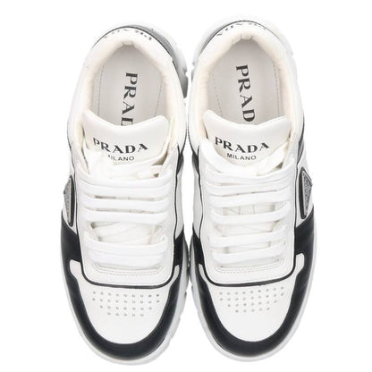 PRADA Triangle Logo Plate Low-Cut Sneakers Multi Size 6