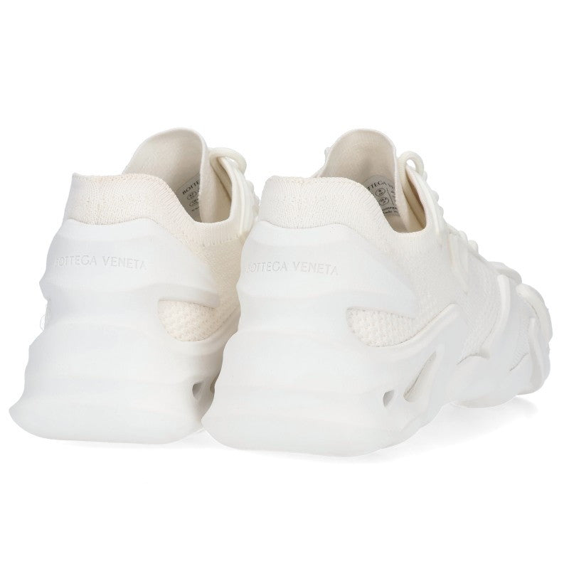 BOTTEGA VENETA White Mesh Low-Cut Sneakers Size 6.5