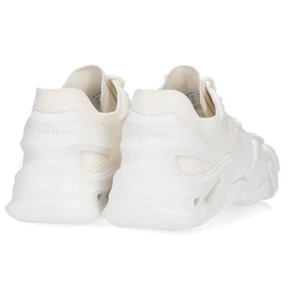 BOTTEGA VENETA White Mesh Low-Cut Sneakers Size 6.5