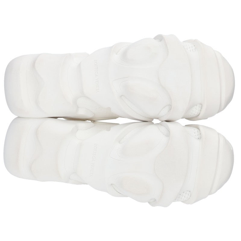 BOTTEGA VENETA White Mesh Low-Cut Sneakers Size 6.5